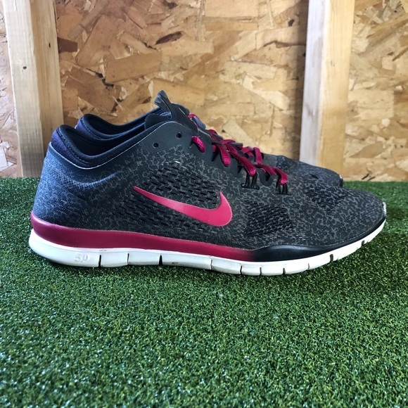 Nike Shoes - Nike ID Free TR Fit 4 Black Purple Athletic Running Shoes Women’s 10